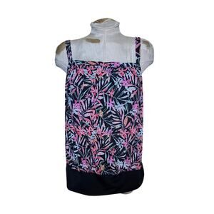 NEW Swimsuits for all Women's Swimwear Floral Tankini Top Size 16